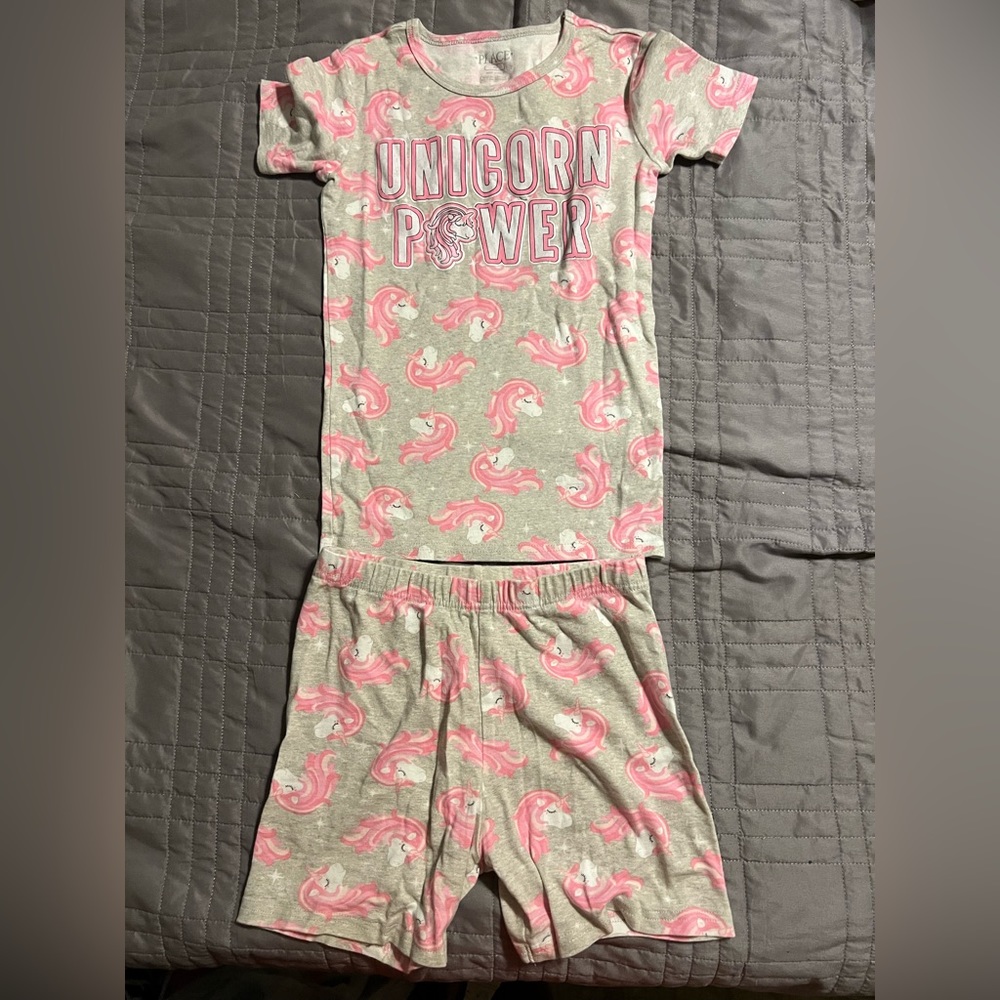 EUC, The Children’s Place Unicorn PJs, Size 10